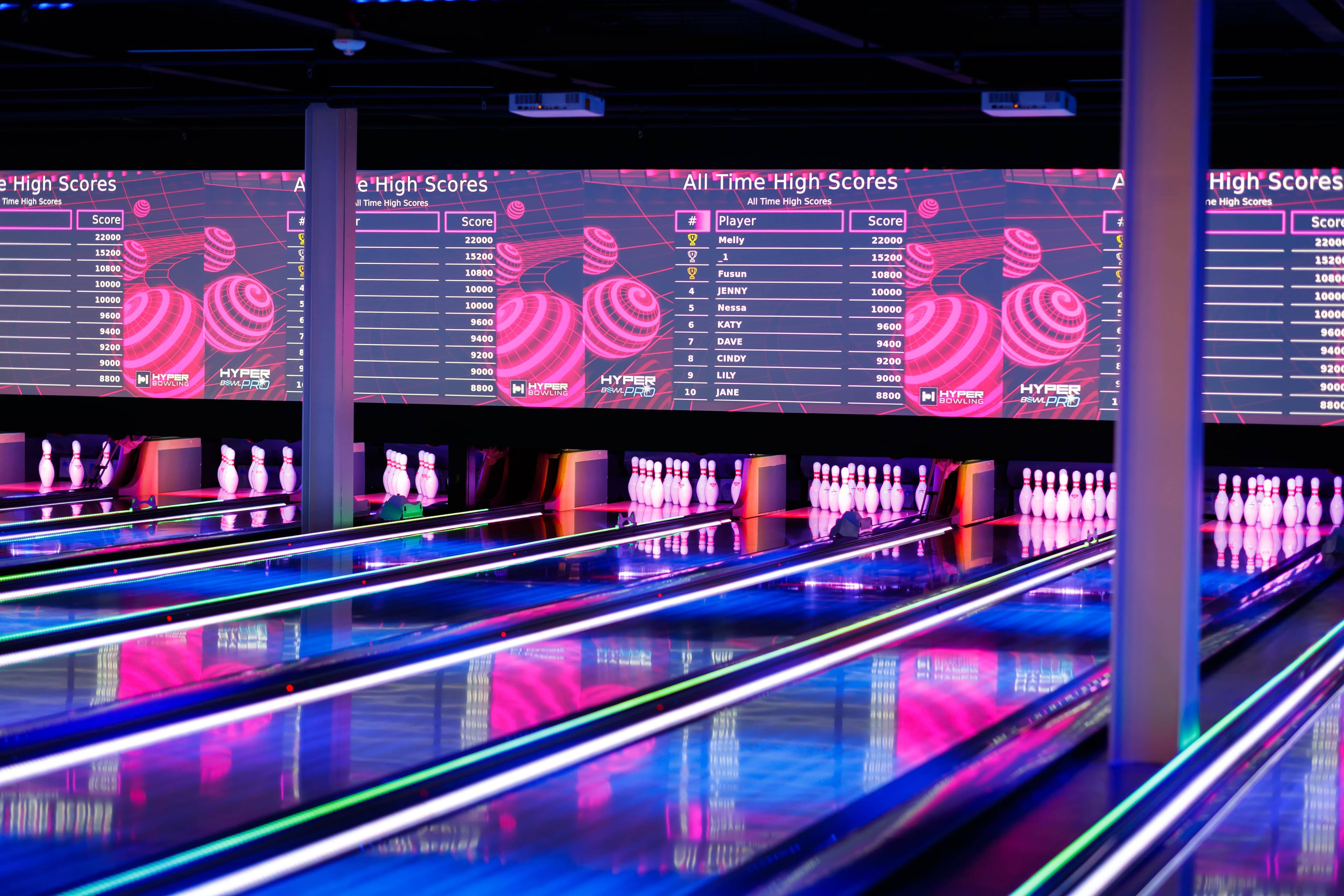 Luxurious second level event space at Palmeras Entertainment Central NJ - elegant venue with 360-degree fireplace and stage area in East Brunswick