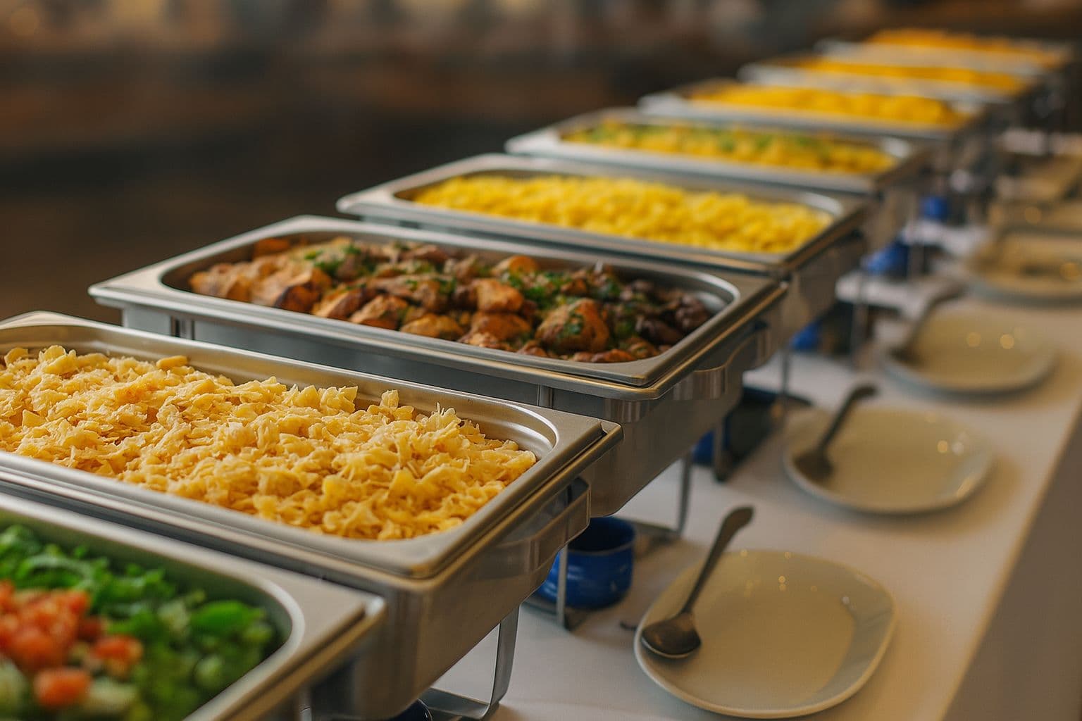 Catering services at Palmeras Entertainment